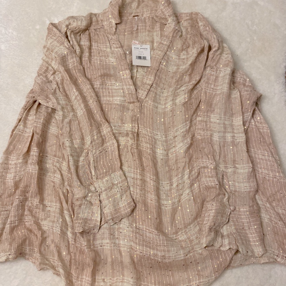 Free people plaid blouse